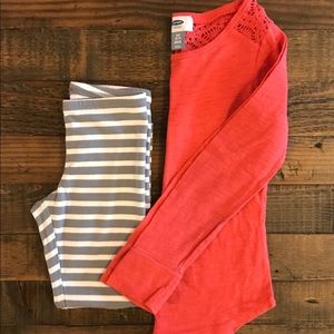 Kid’s - Old Navy Long Sleeve Shirt & Pants Bundle